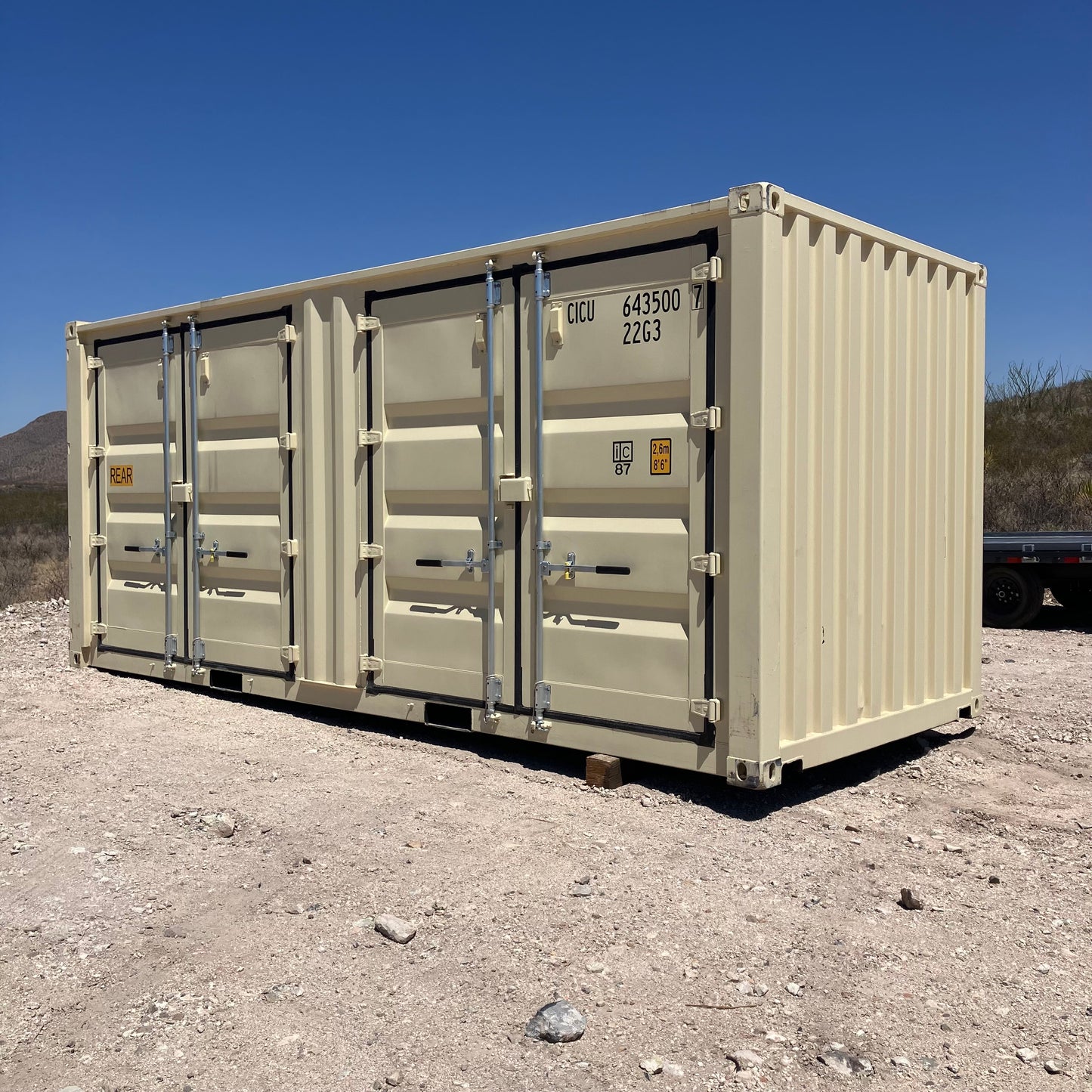 20' Side Door One Trip Shipping Container Preorder