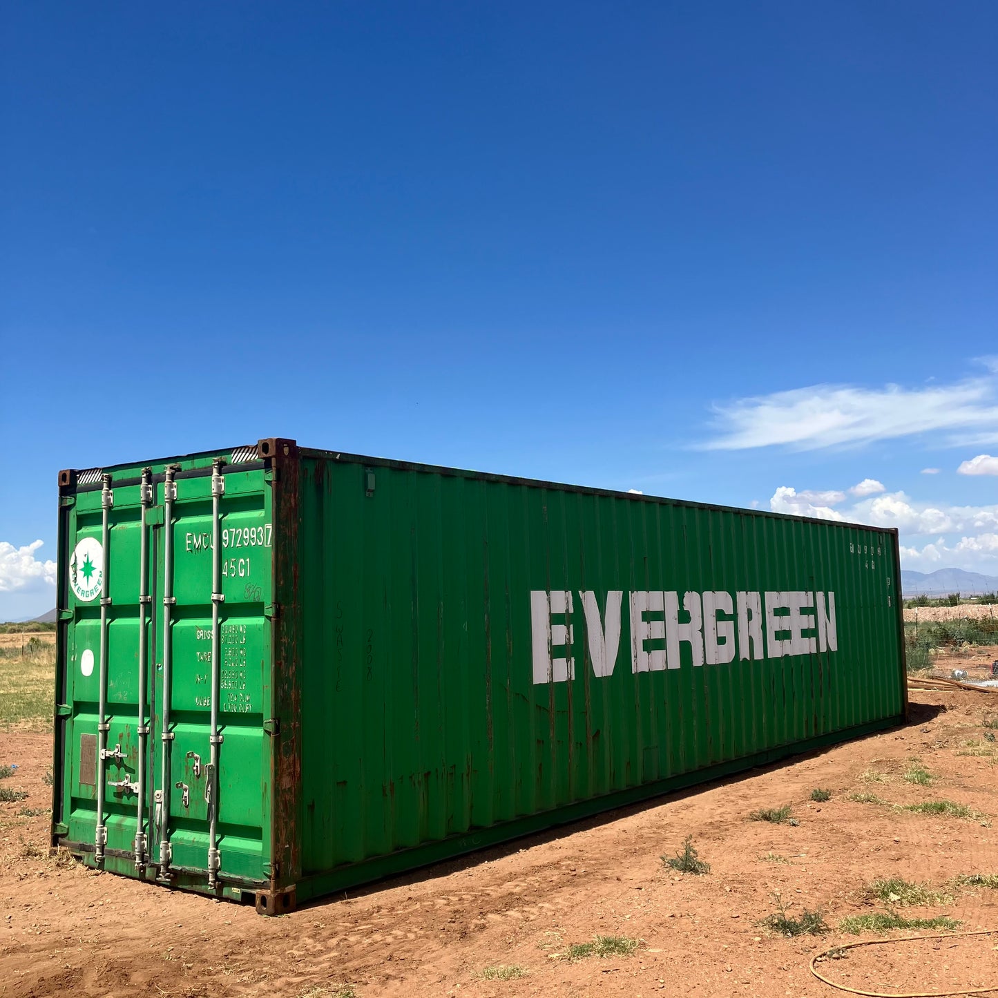 40' Used Evergreen High Cube Shipping Container Preorder