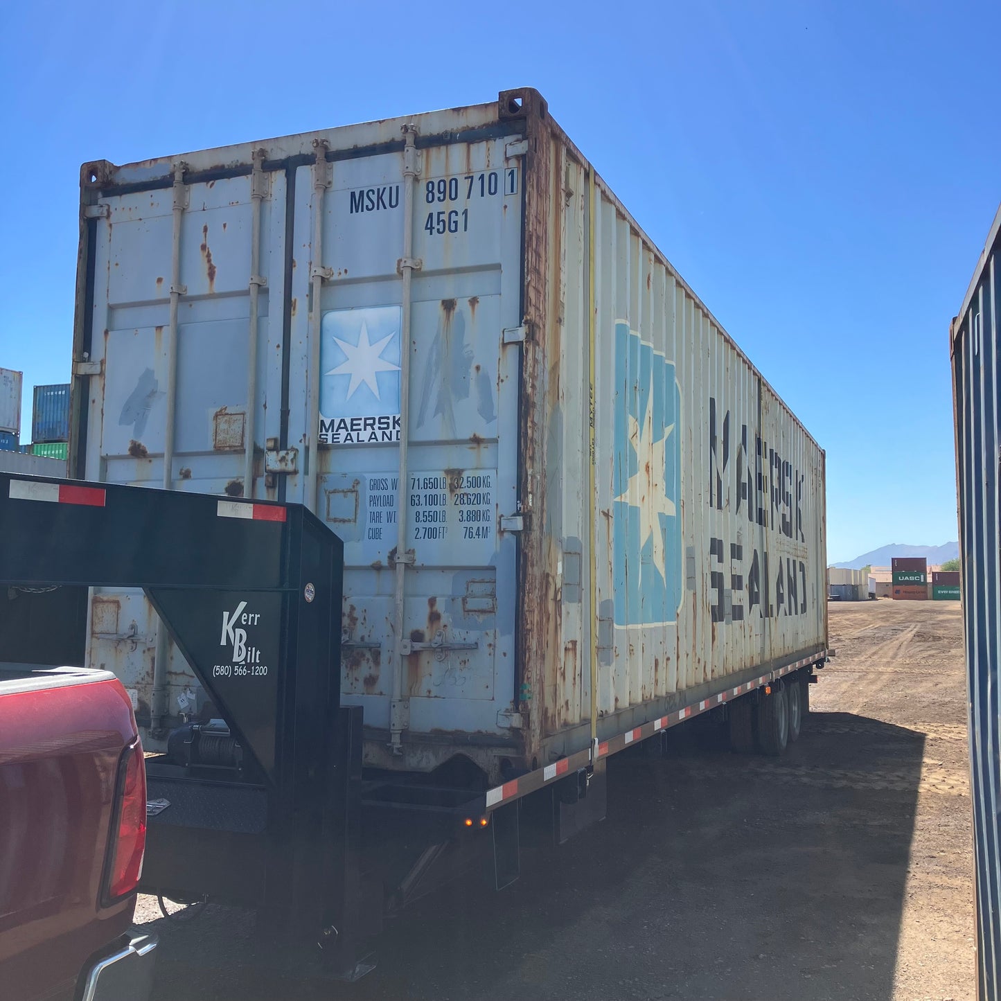 40' Used Maersk High Cube Shipping Container Preorder