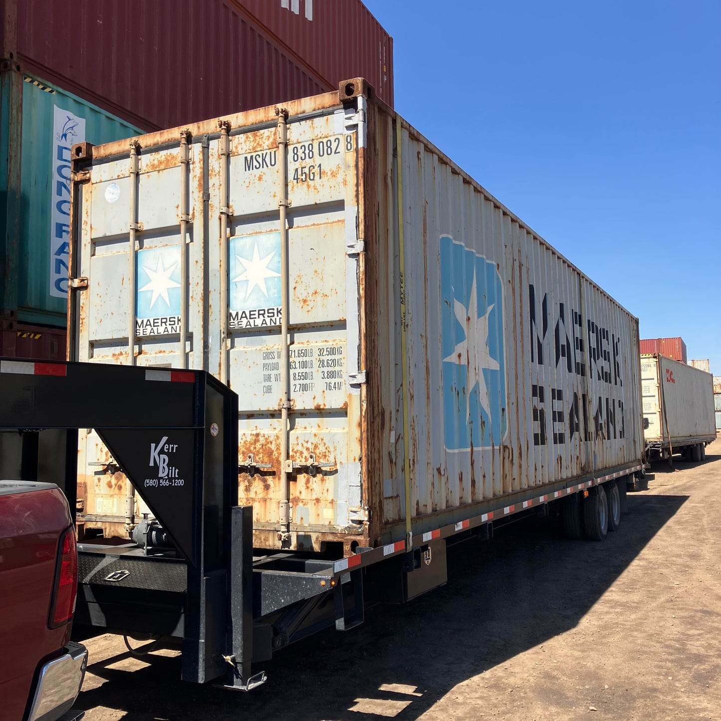 40' Used Maersk High Cube Shipping Container Preorder