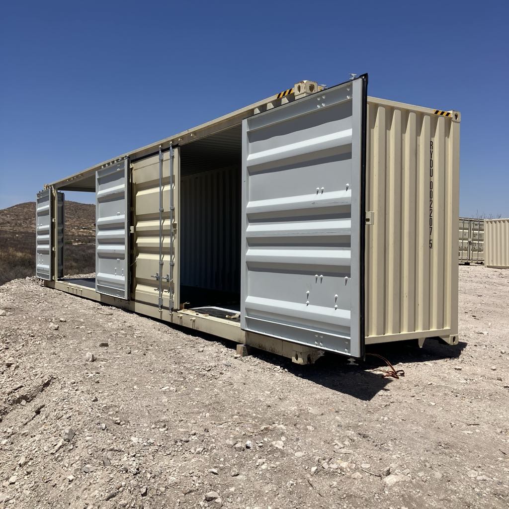 40' Side Door One Trip High Cube Shipping Container Preorder