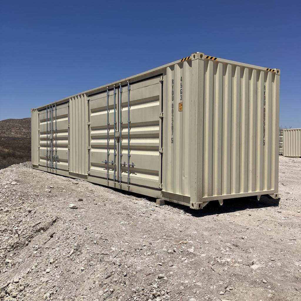 40' Side Door One Trip High Cube Shipping Container Preorder