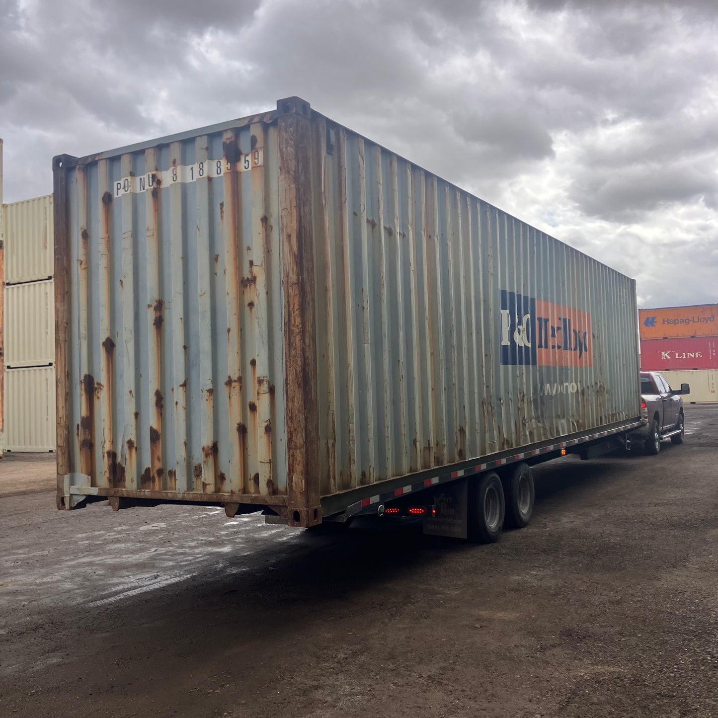 40' Used High Cube Shipping Container #8188559