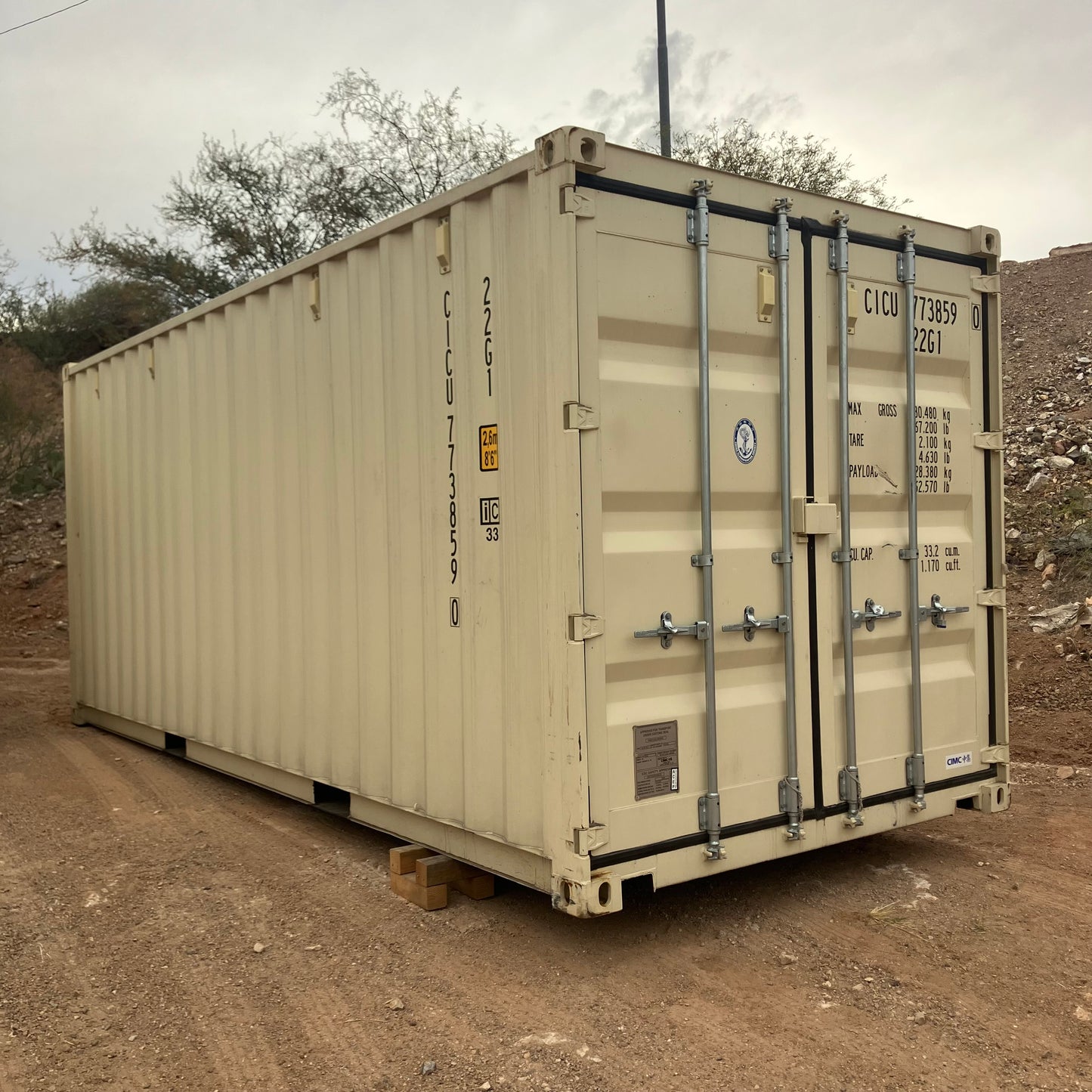 20' One Trip Shipping Container #7738590
