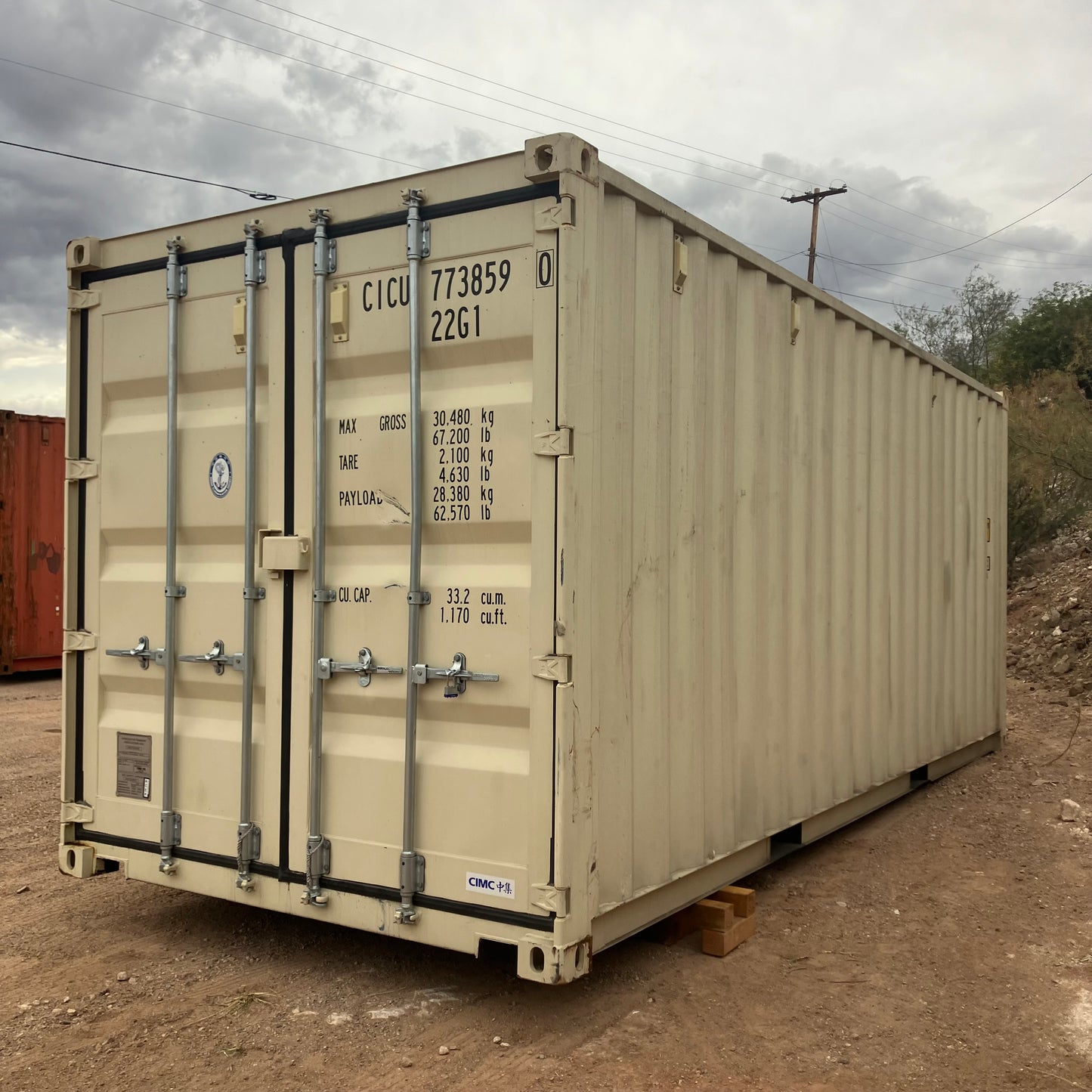 20' One Trip Shipping Container #7738590