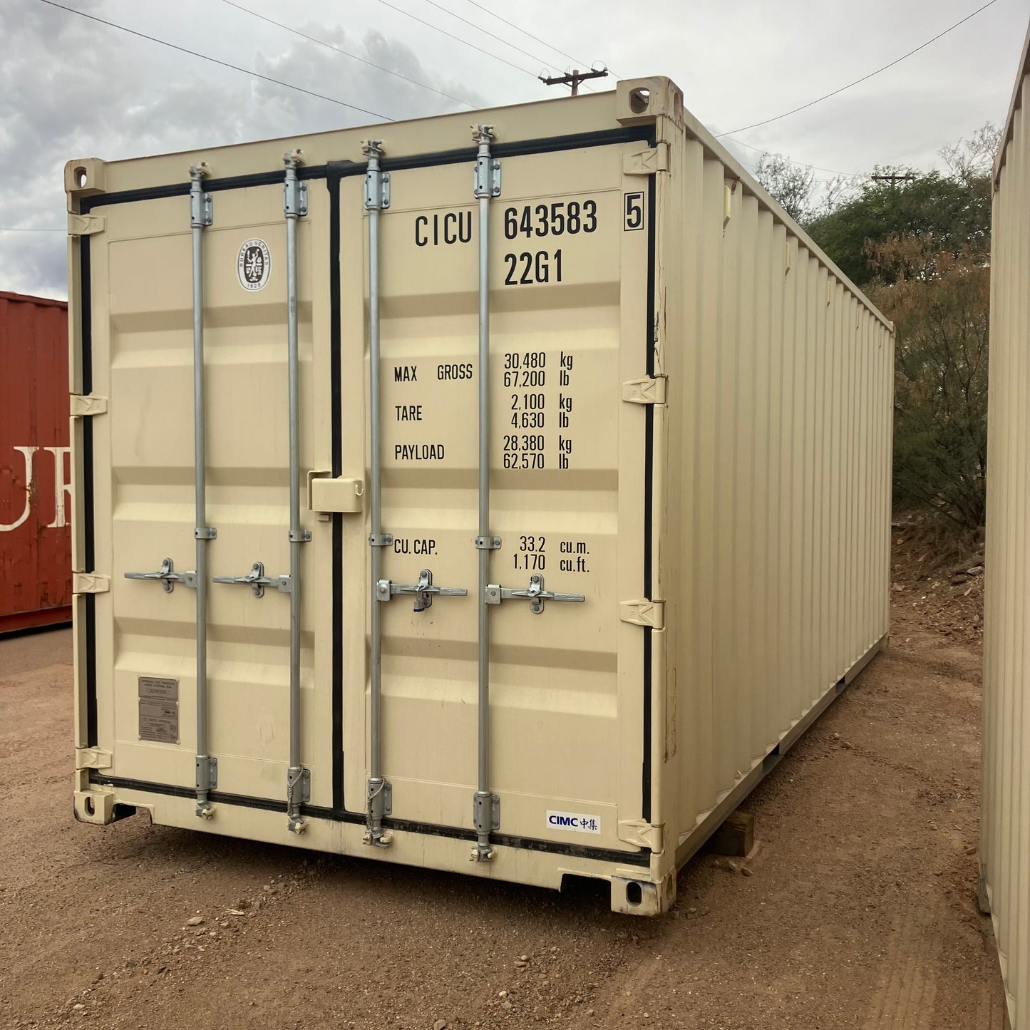 20' One Trip Shipping Container #6435835