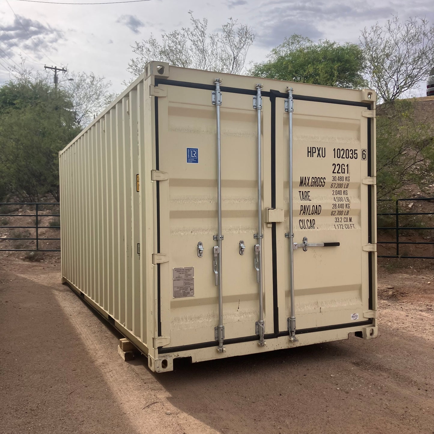 20' One Trip Shipping Container #1020356
