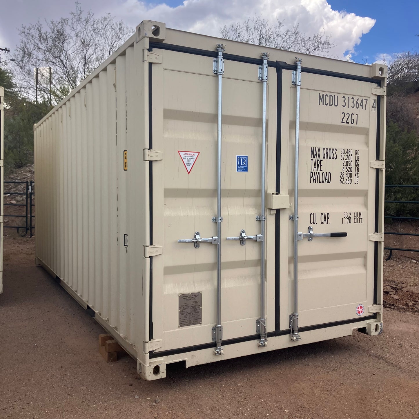 20' One Trip Shipping Container #3136474