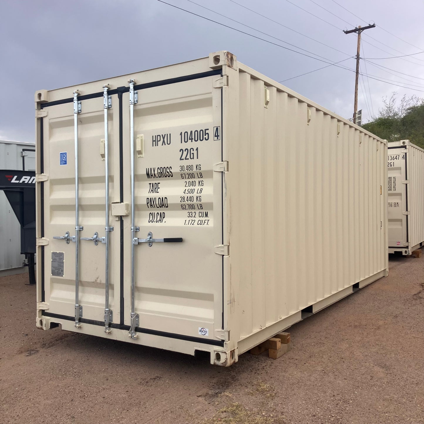 20' One Trip Shipping Container #1040054