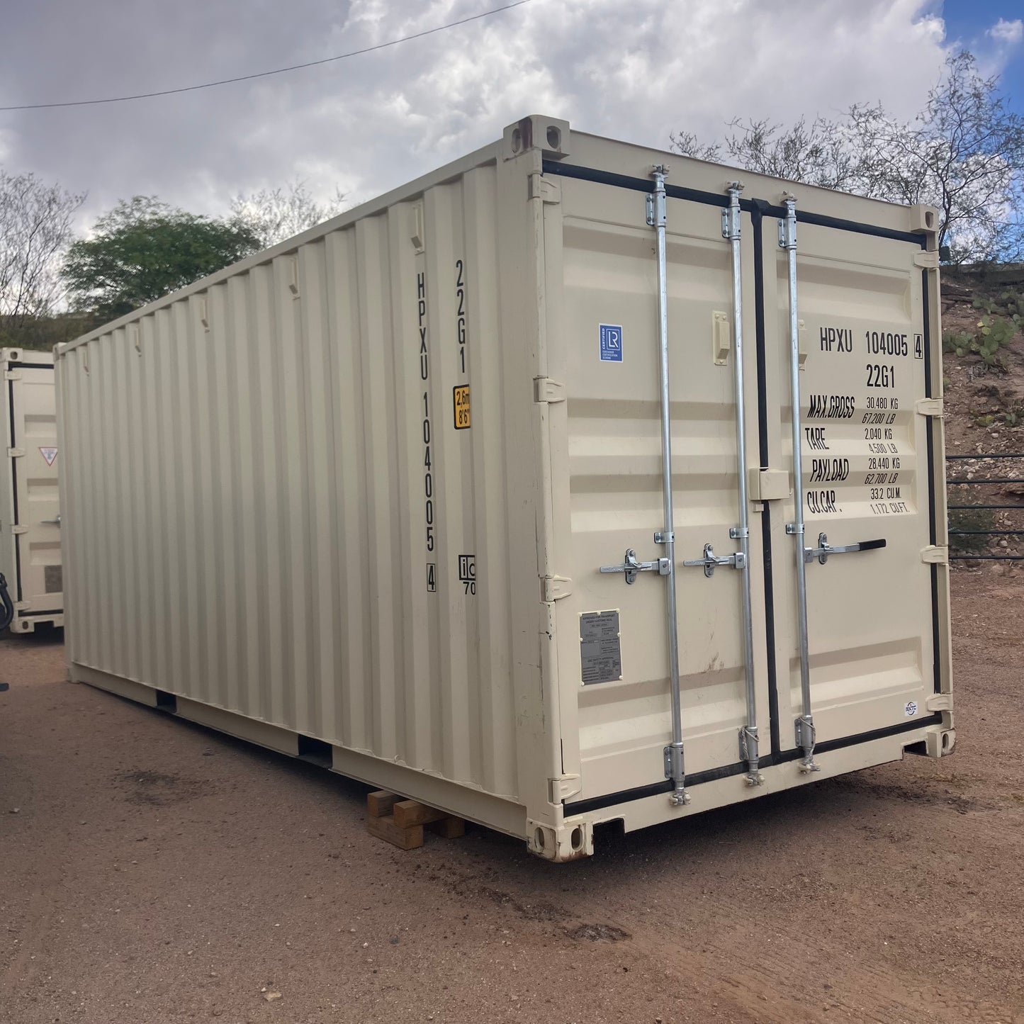 20' One Trip Shipping Container #1040054