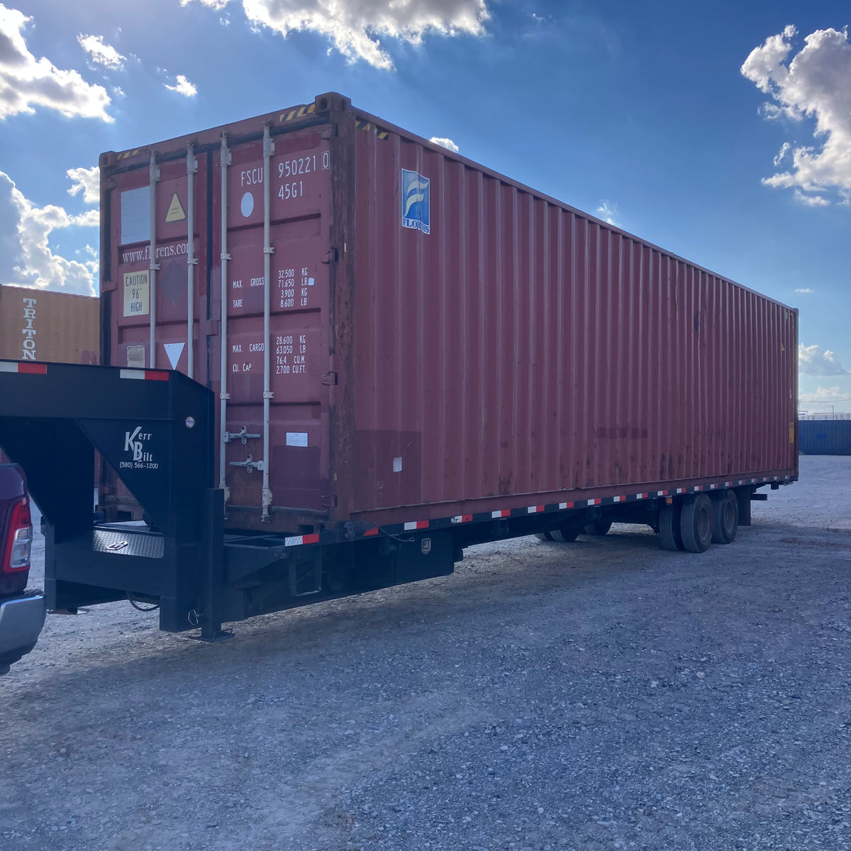 40' Used Cargo Worthy High Cube Shipping Container Preorder