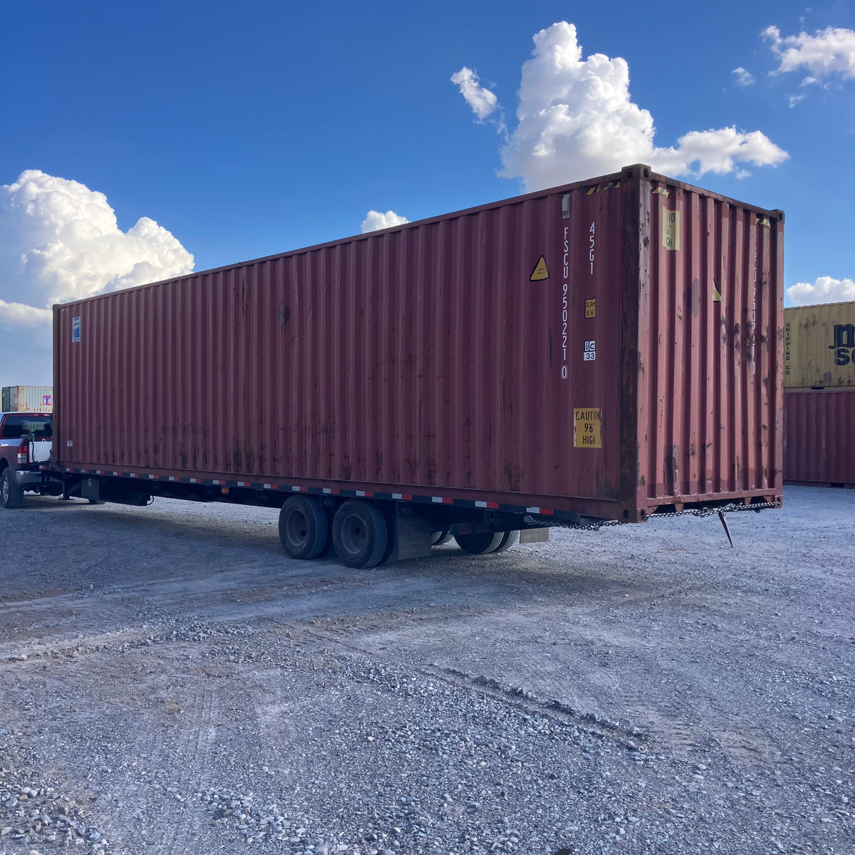 40' Used Cargo Worthy High Cube Shipping Container Preorder