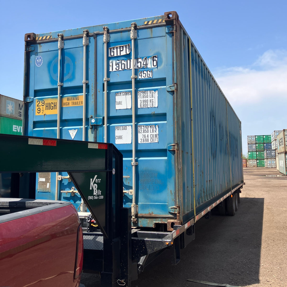 40' Used Cargo Worthy High Cube Shipping Container Preorder