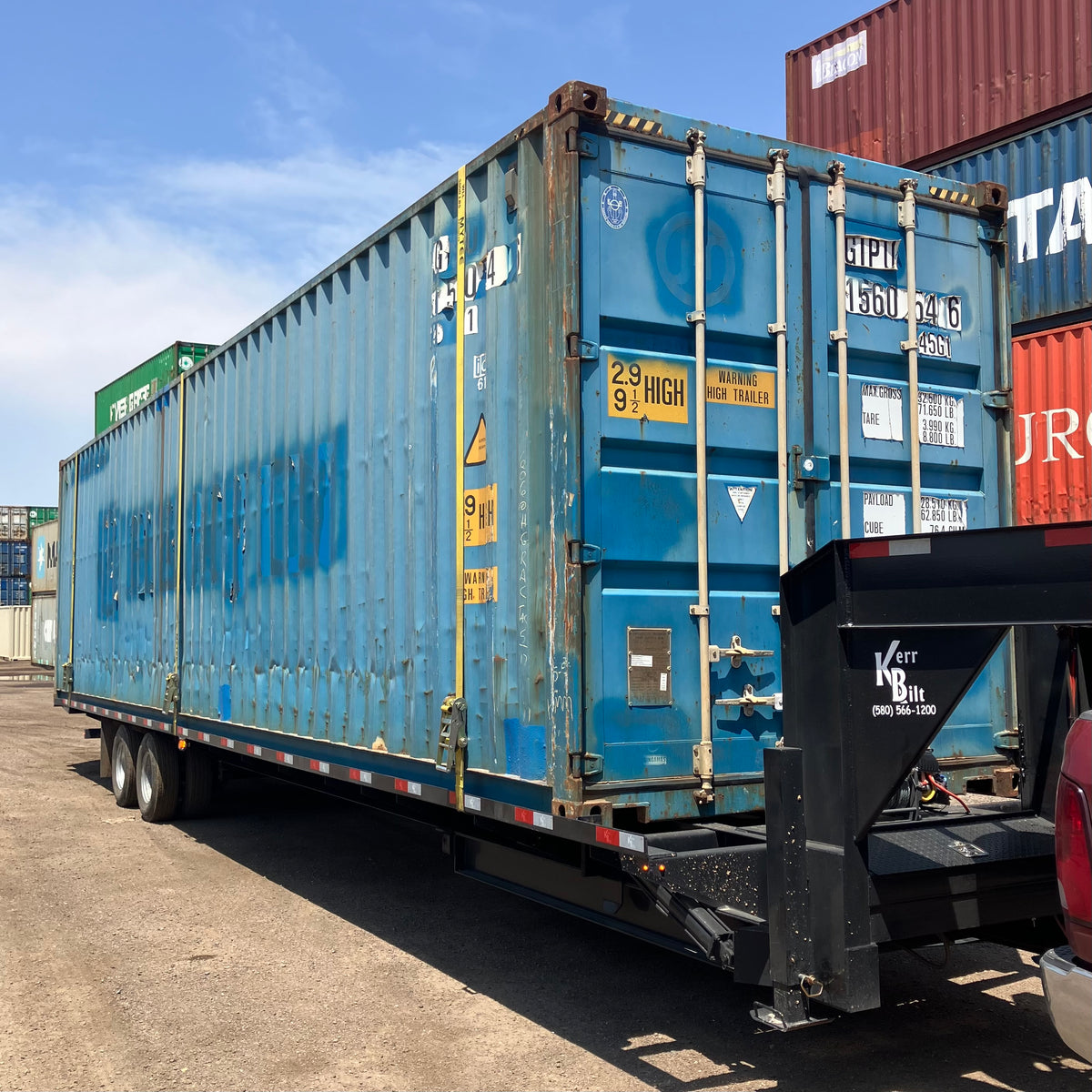 40' Used Cargo Worthy High Cube Shipping Container Preorder
