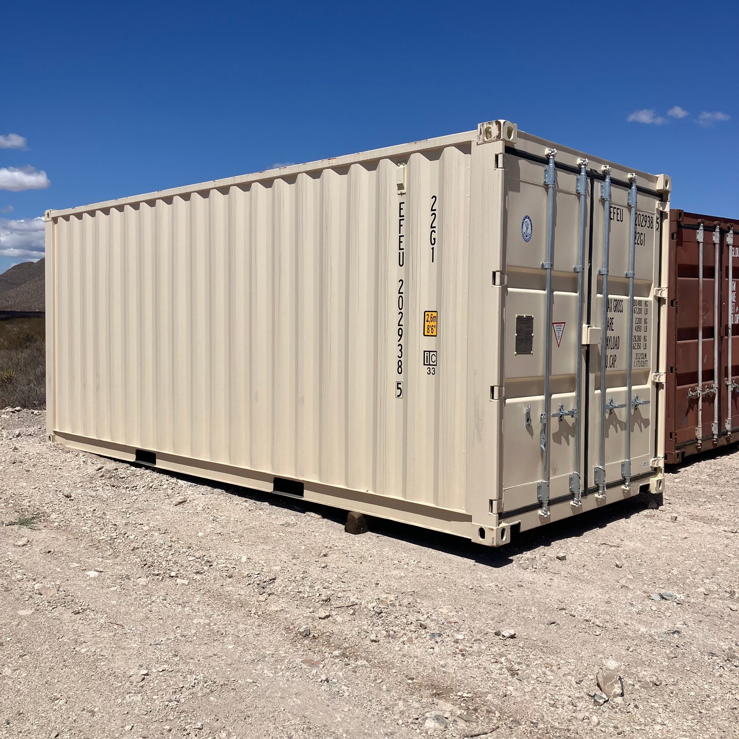 20' One Trip Shipping Container #2029385