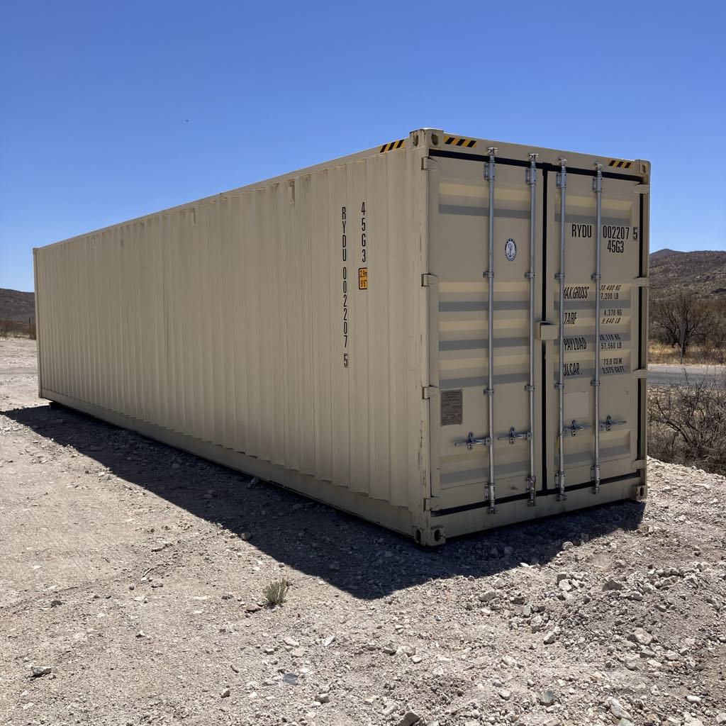 40' Side Door One Trip High Cube Shipping Container Preorder