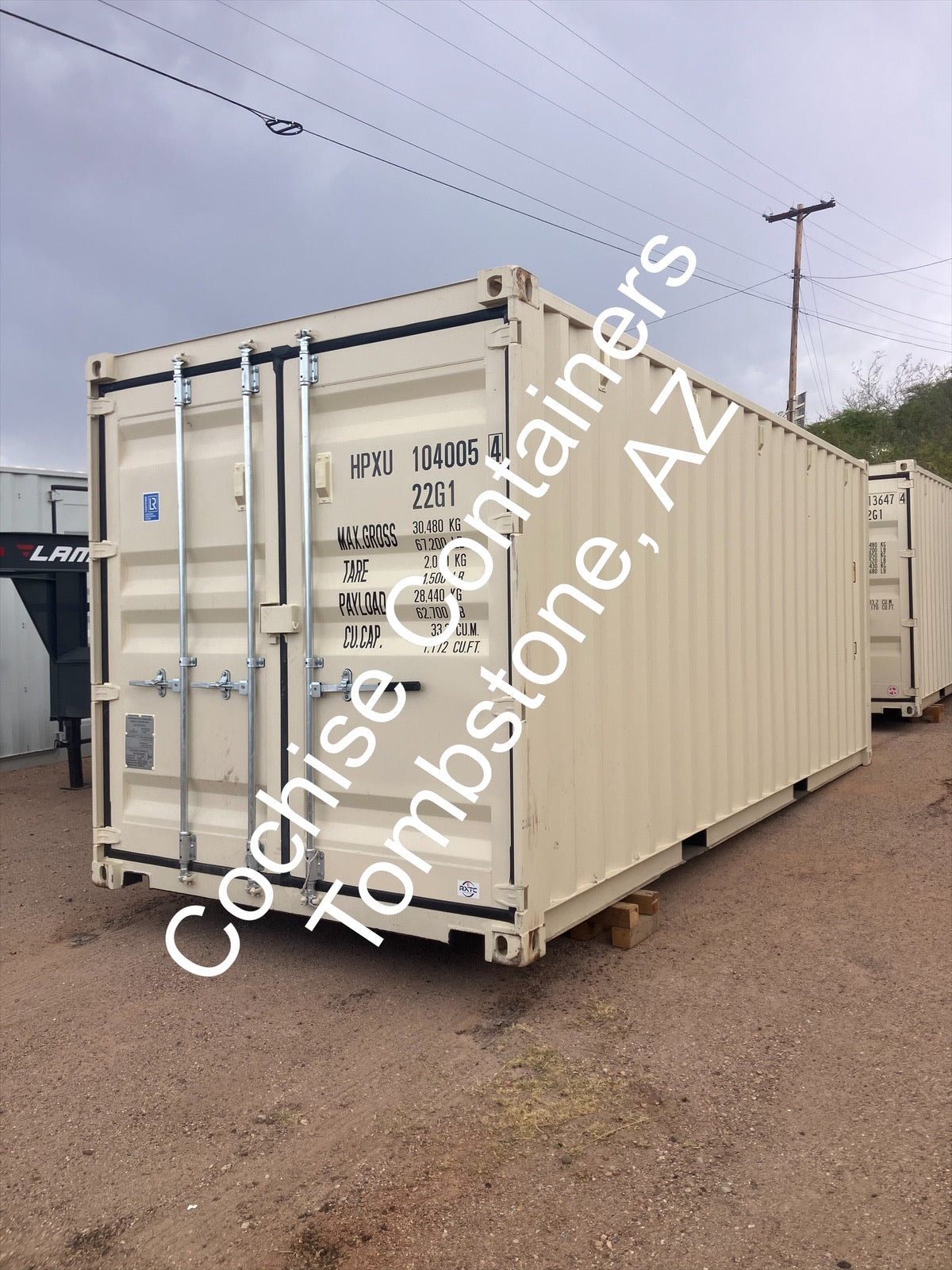 20' One Trip Shipping Container #1040054